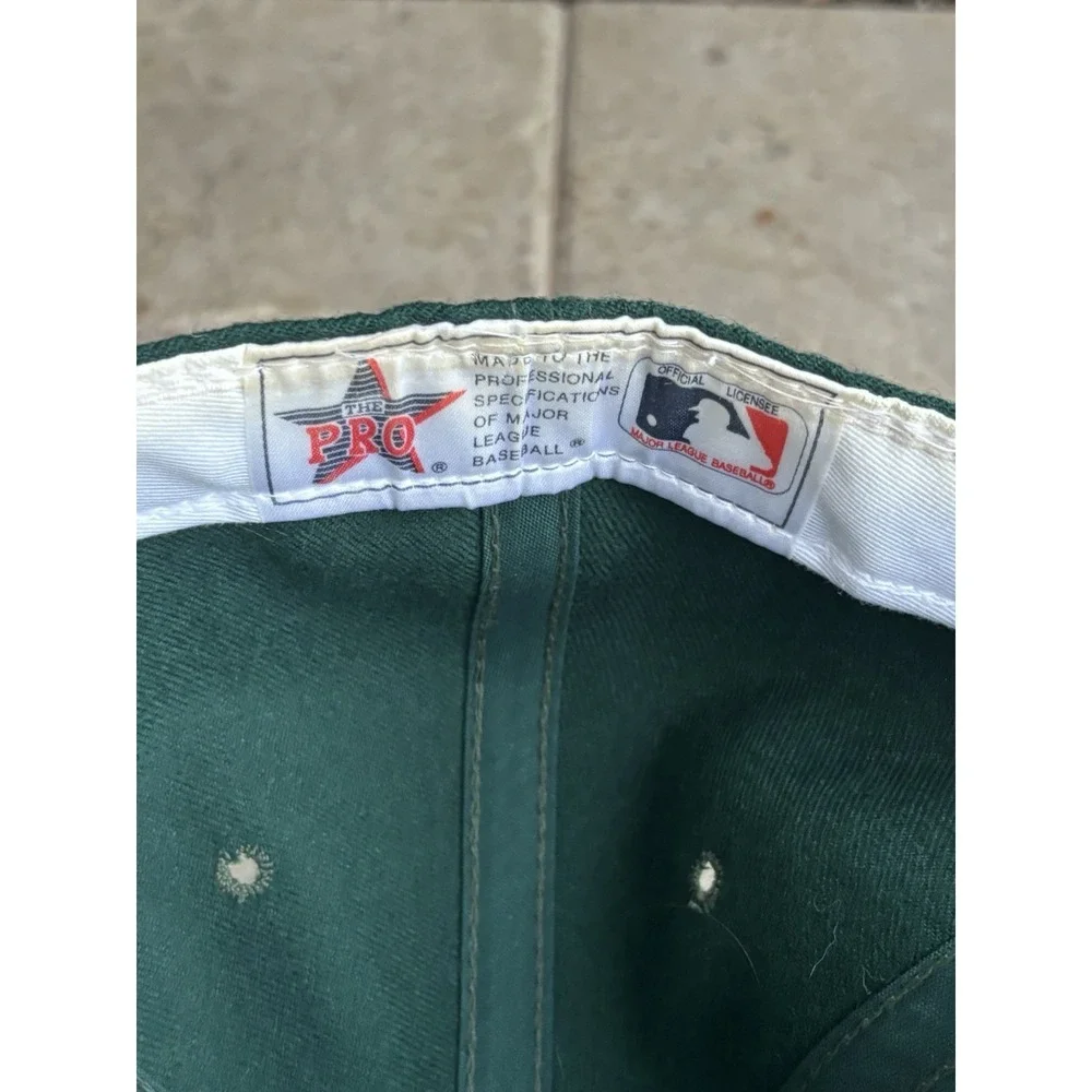 VTG 90s SPORTS SPECIALTIES Oakland Athletics⭐️Fitted Hat 7 1/4 Green 100% Wool⭐️